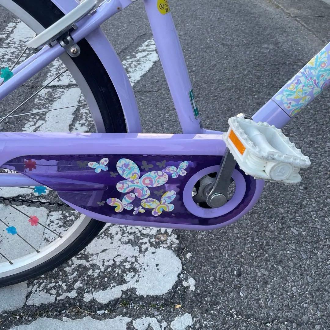 ブリヂストン 子供用自転車 紫 小学生子供用　千葉県松戸市にて引き取れる方！