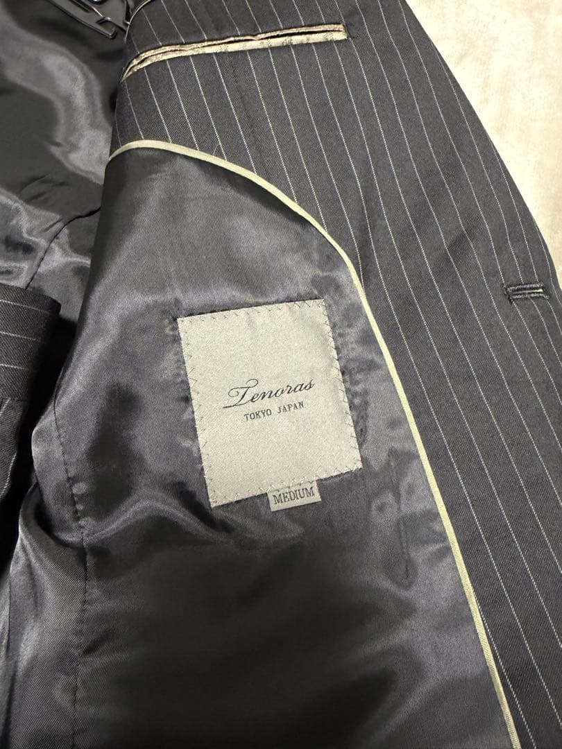 【美品】MEN'S TENORAS ティノラス スーツ スリーピース Mサイズ