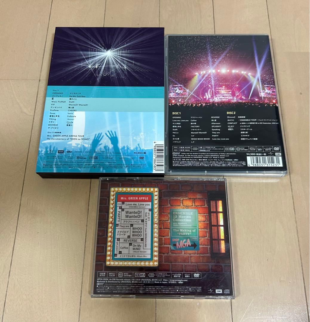 Mrs.GREEN APPLE ミセスグリーンアップル ENSEMBLE DVD