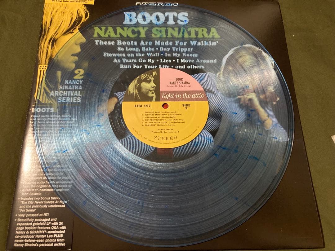 NANCY SINATRA boots 限定LP ナンシーシナトラ