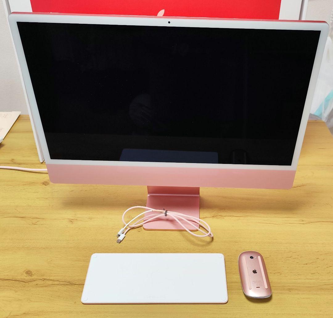 iMac 24インチ 2021 8GB 512GBSSD ピンク