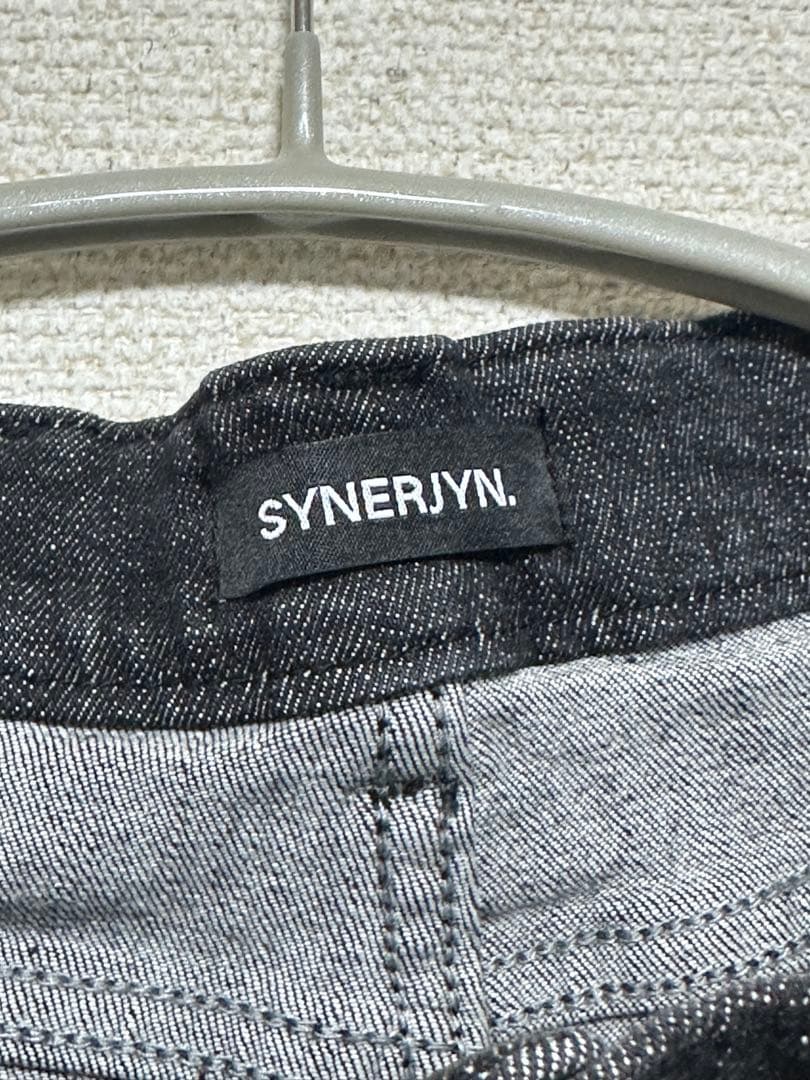 パンツ CAT WASHING DENIM PANTS BLACK SYNERJYN