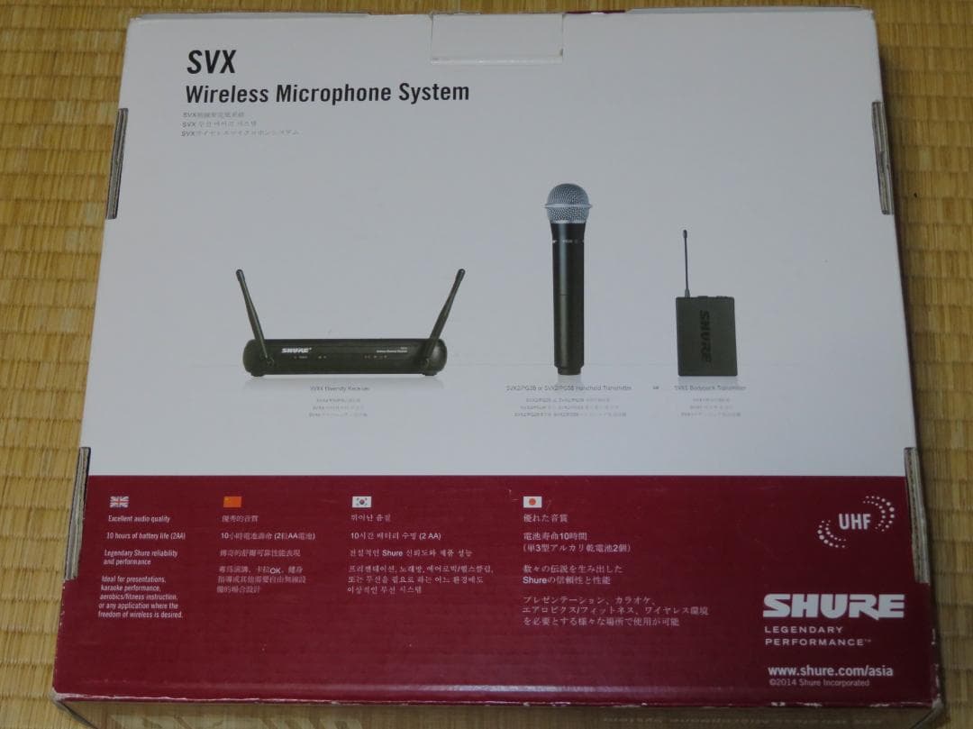配信機器・PA機器・レコーディング機器 SHURE SVX14J/CVL-JB1
