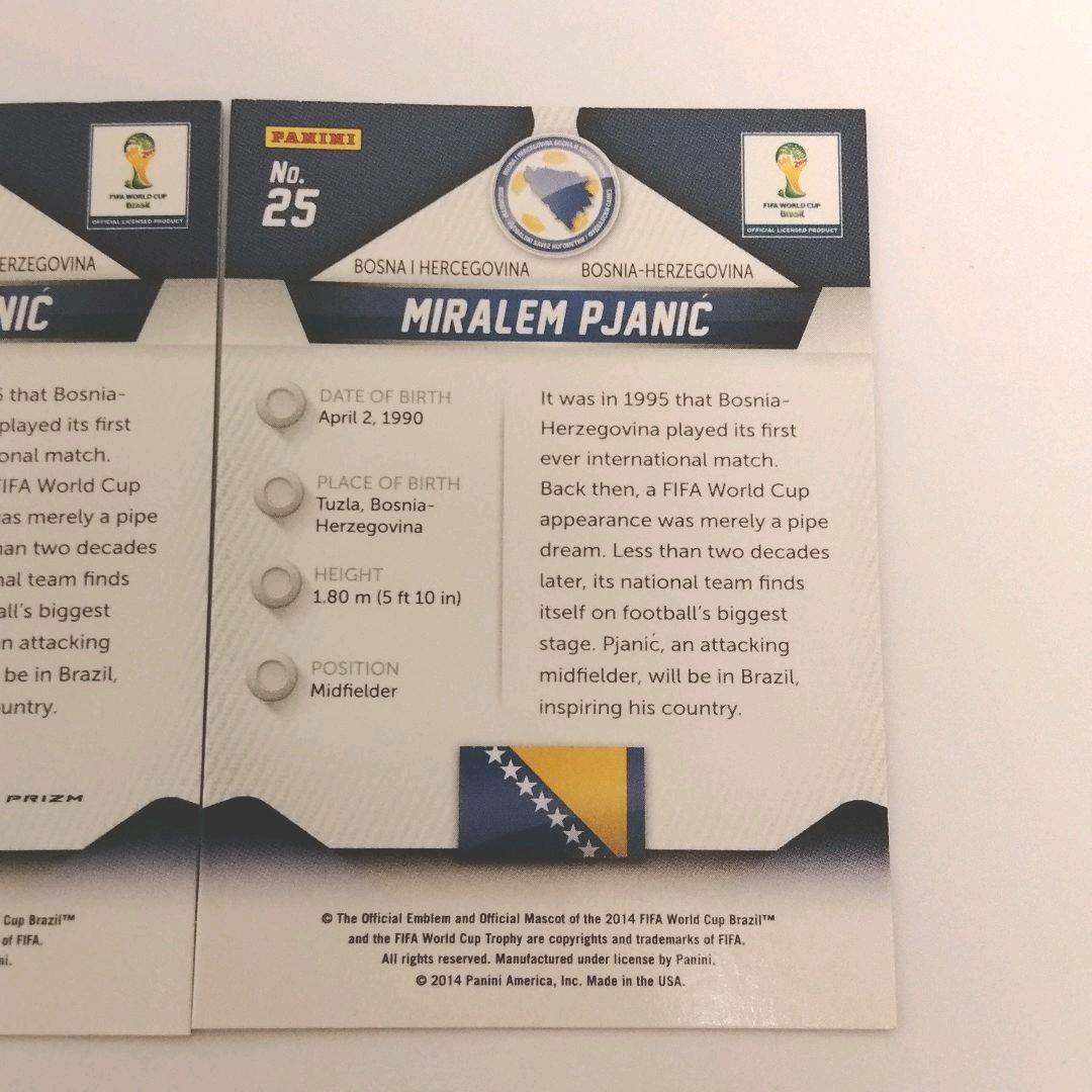 panini prizm パニーニ 2014 ミラレム・ピャニッチ 149枚限定