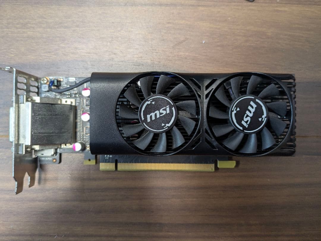 msi GTX1050Ti 4GB LP 分解整備済
