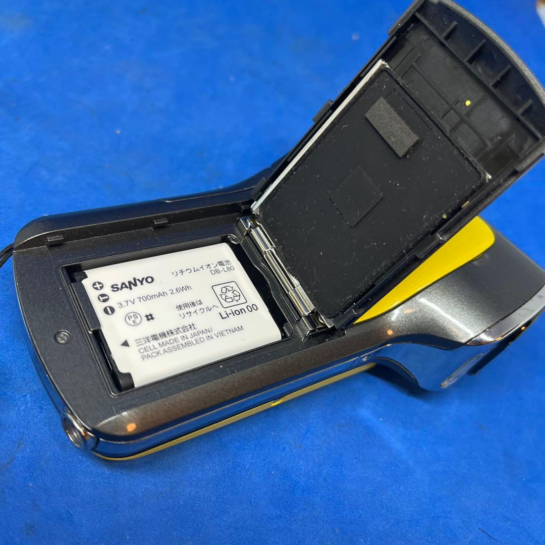 SANYO Xacti　DMX-CA100 防水ビデオカメラ 黄色　動作品