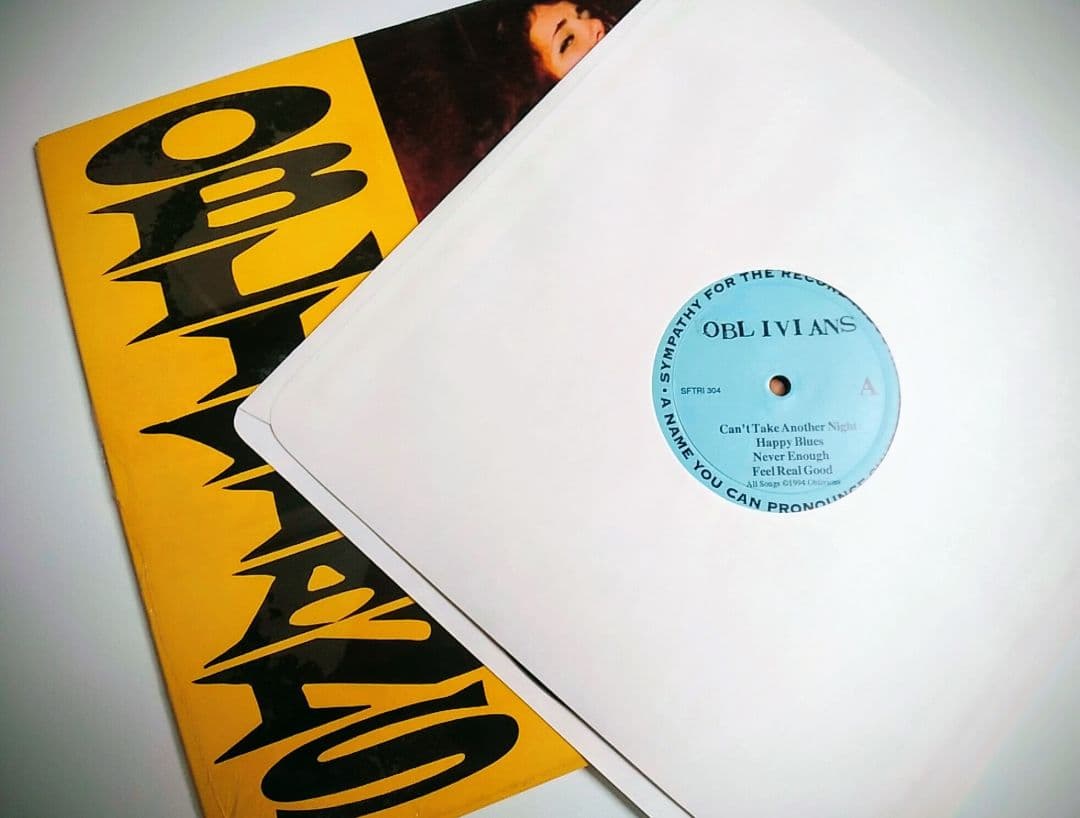 洋楽 OBLIVIANS / Never Enough 10\" LP