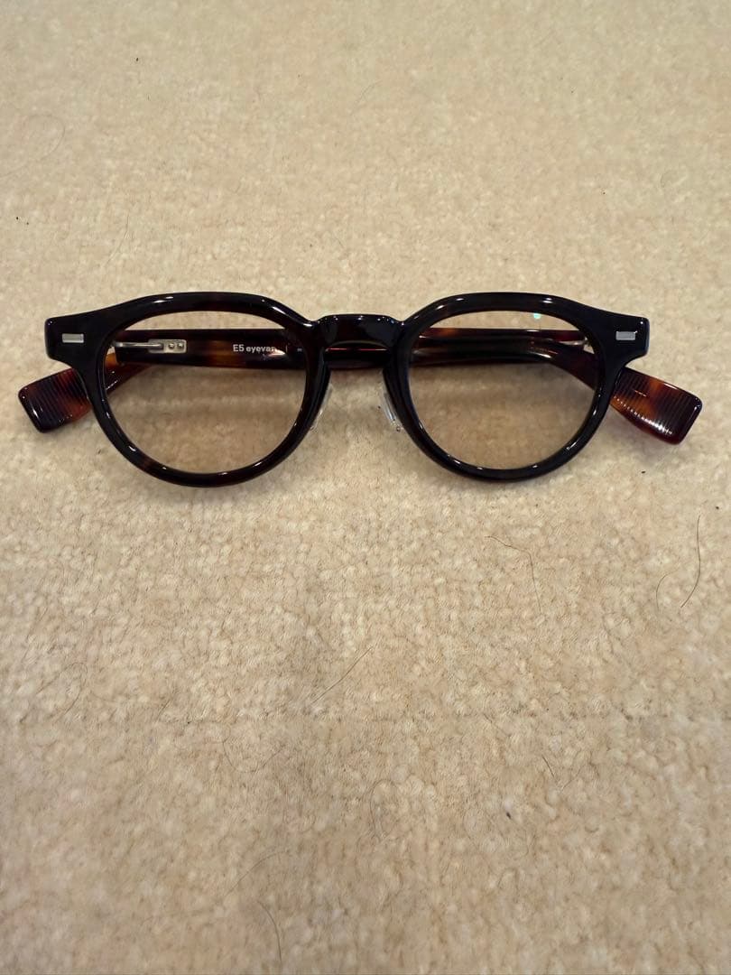 極美品　EYEVAN E5 p14R-E ベッコウ柄サングラス　芸能人着用モデル