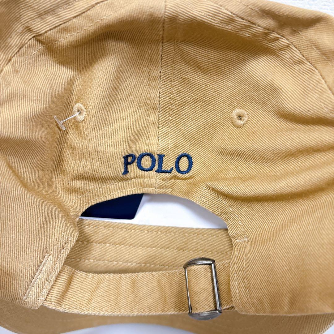 POLOラルフローレン コットンチノキャップ ベージュ 新品