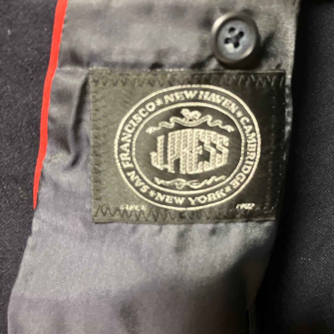 【ゆったり】J.pressネイビー ダブルブレスト ブレザー