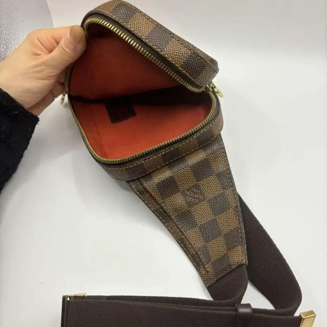 【美品】LOUIS VUITTON ダミエ ジェロニモス ボディバッグ 正規品