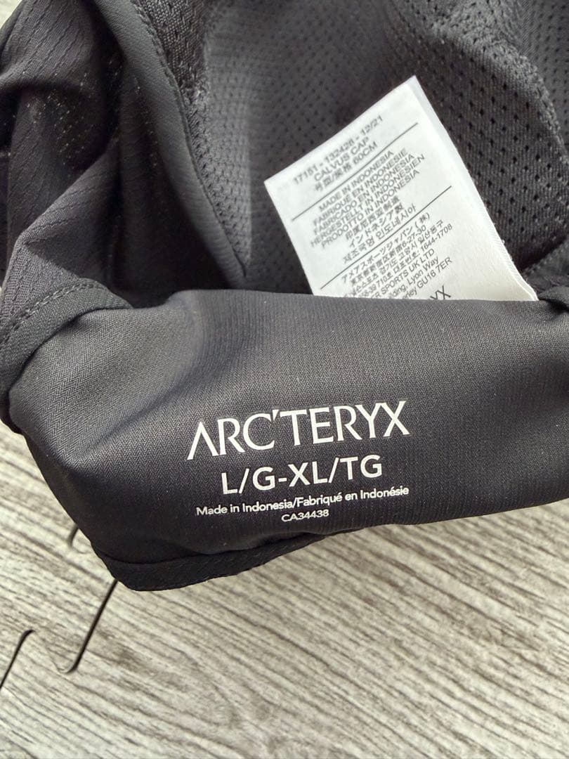 arc’trtyx Calvus Cap L/XL ブラック 未使用