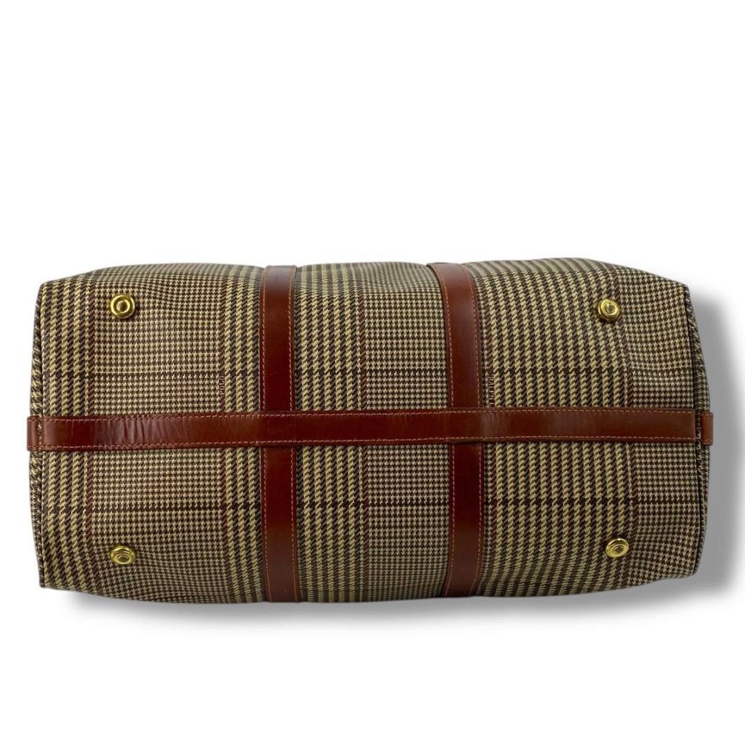 バッグ Vintage Ralph Lauren check Boston bag