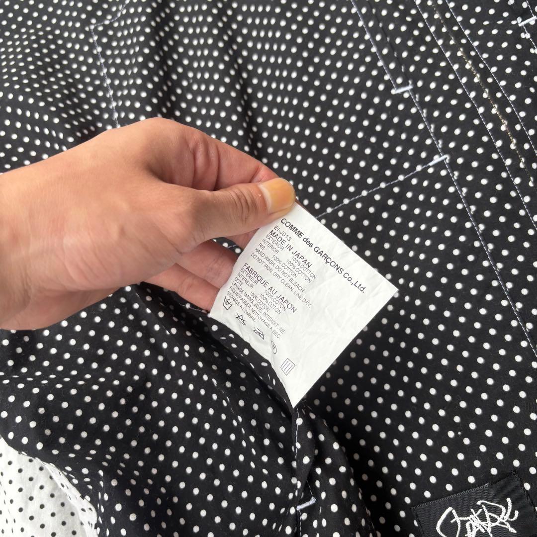 comme des garçons ポルカドット　リバーシブル　ジャケット　名作