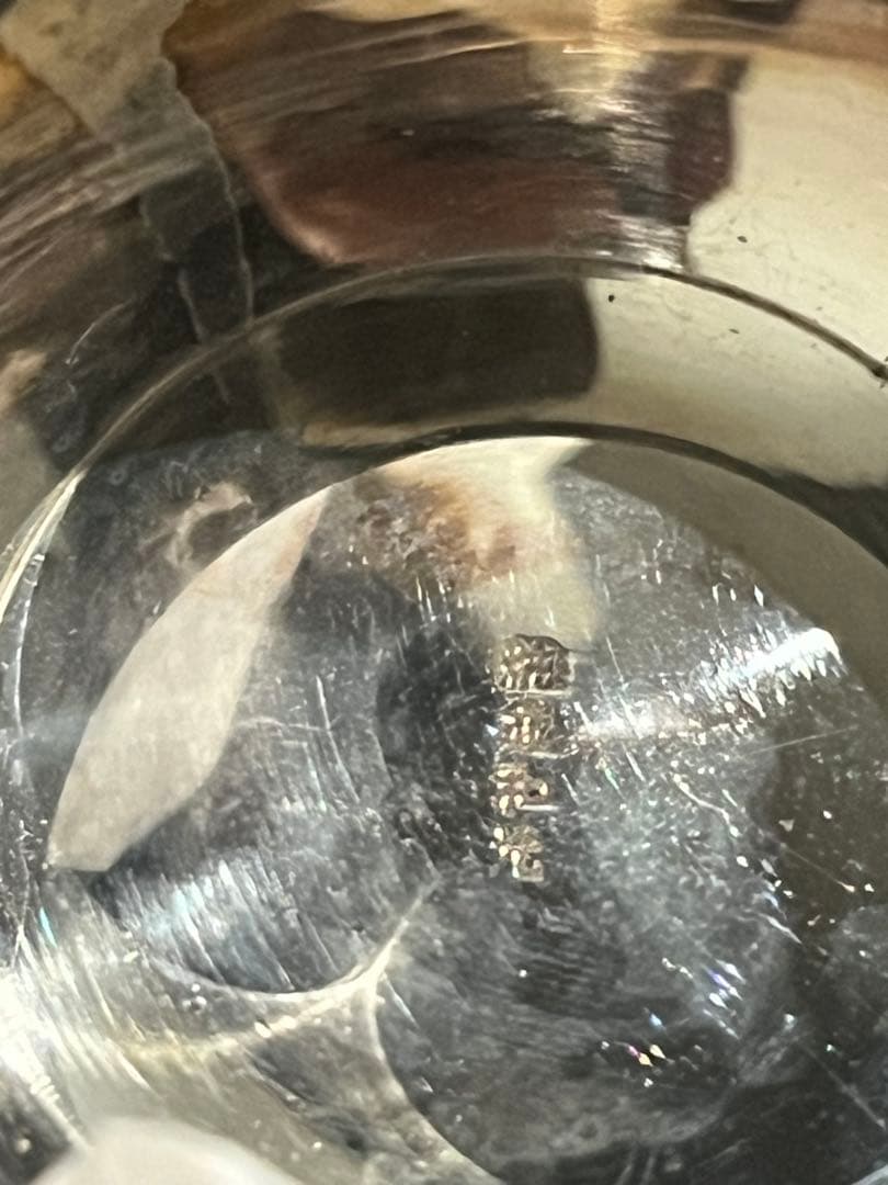 な*き様 銀杯 刻印あり（純銀和光） 箱付き
