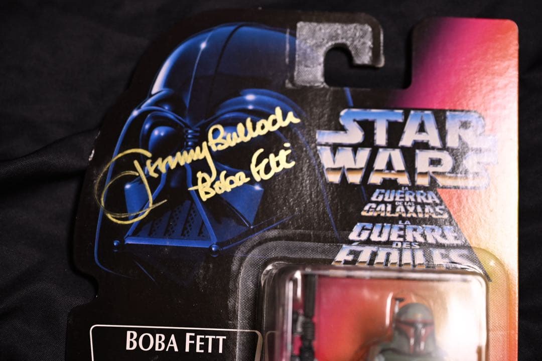 スター・ウォーズ ボバ・フェット役 ジェレミー・ブロック氏 サイン入りフィギュア