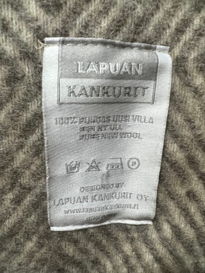 LAPUAN KANKURIT ダイヤモンドパターンストール