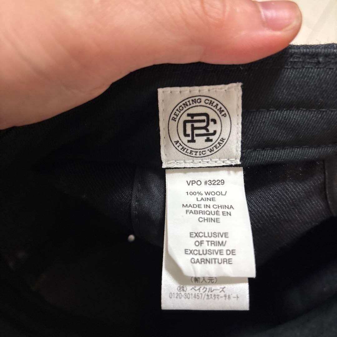 Reigning Champ Monogram 6-Panel キャップ ウール