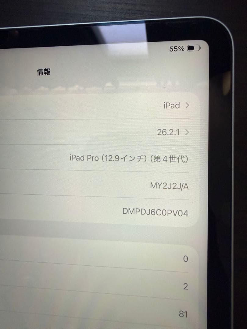 Apple iPad Pro 12.9インチ 第4世代
