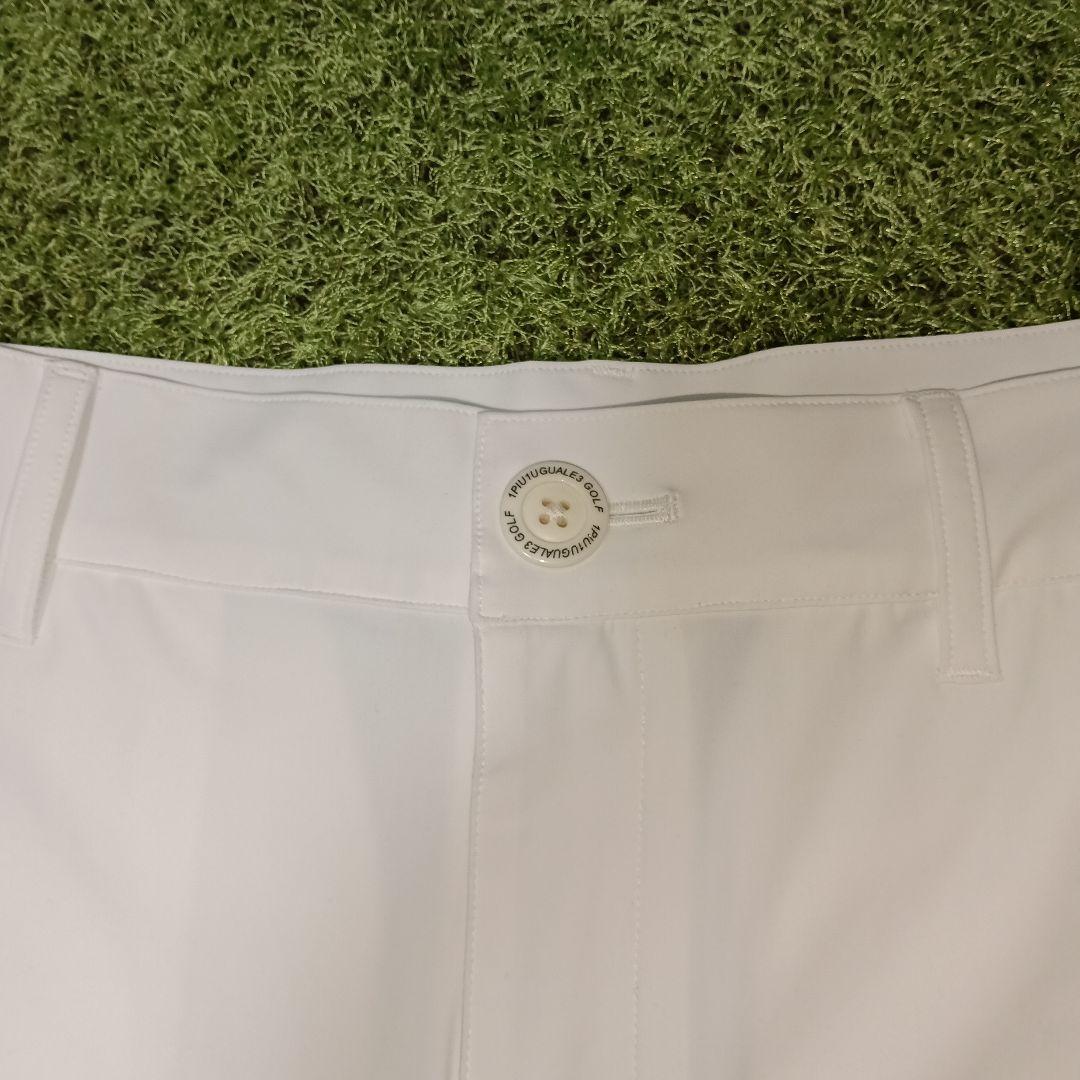1PIU1UGUALE3　GOLF　パンツ 白　グリーン