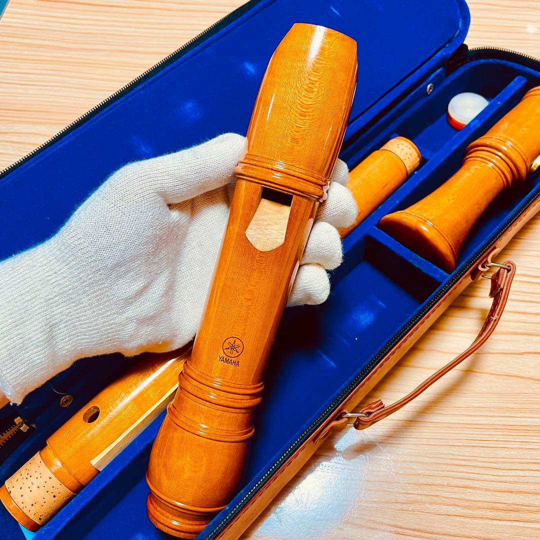 【極美品】ヤマハ スペリオ テナーリコーダー バロック式 木製　メープル材