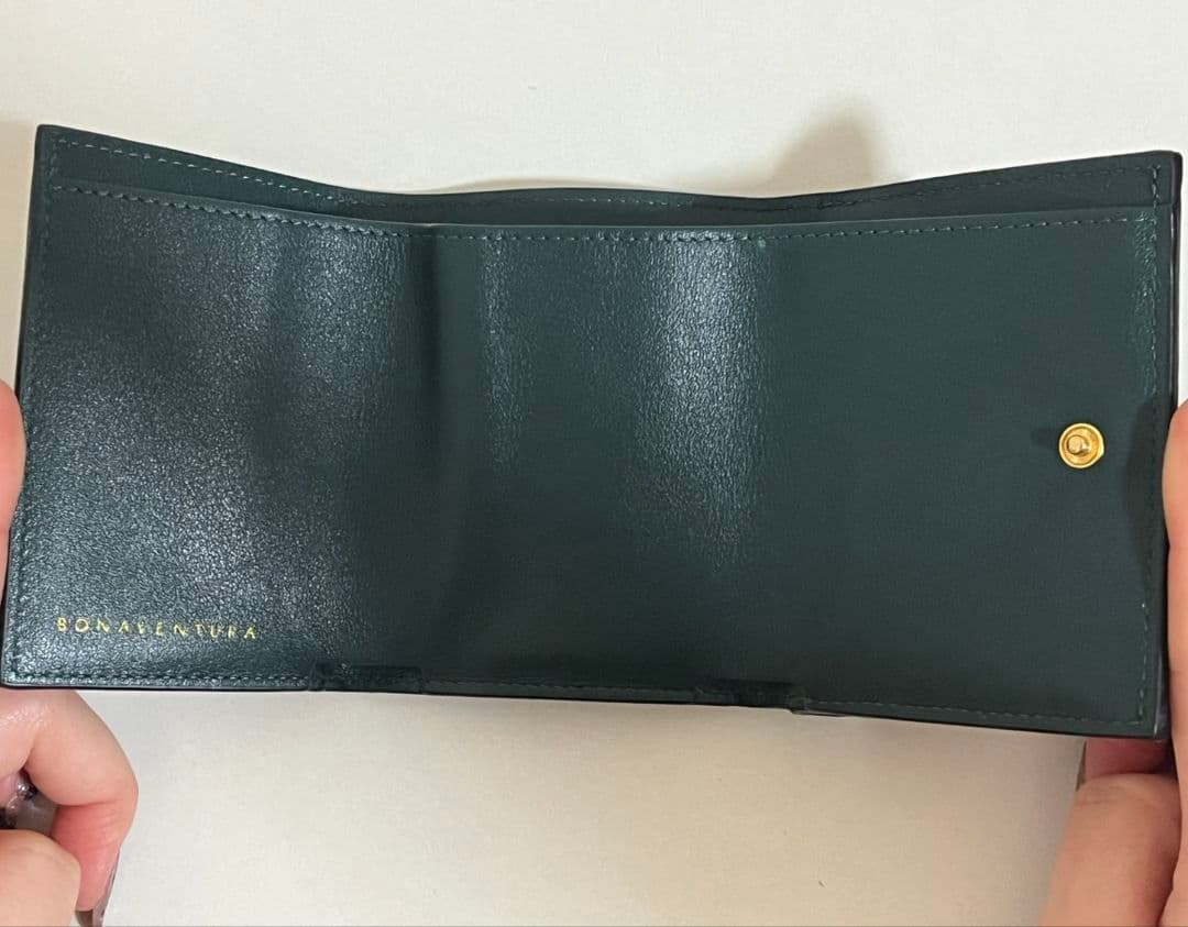 BONAVENTURA ブラック 三つ折り財布