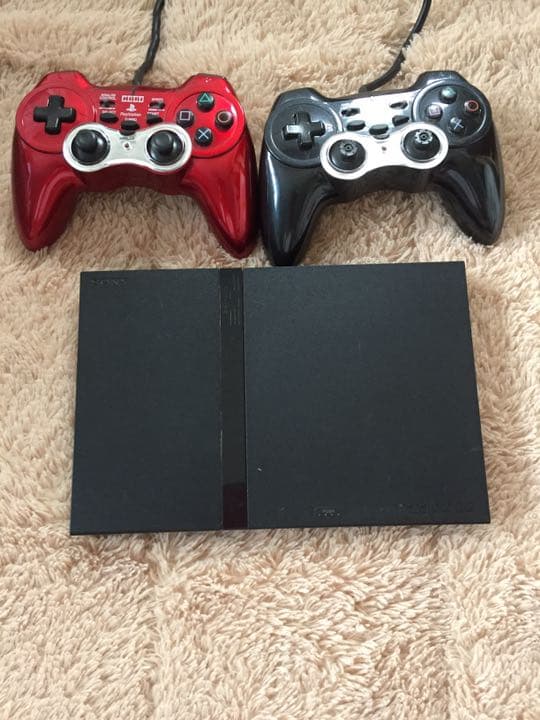 PlayStation2本体 コントローラー二個、ゲームソフト付き
