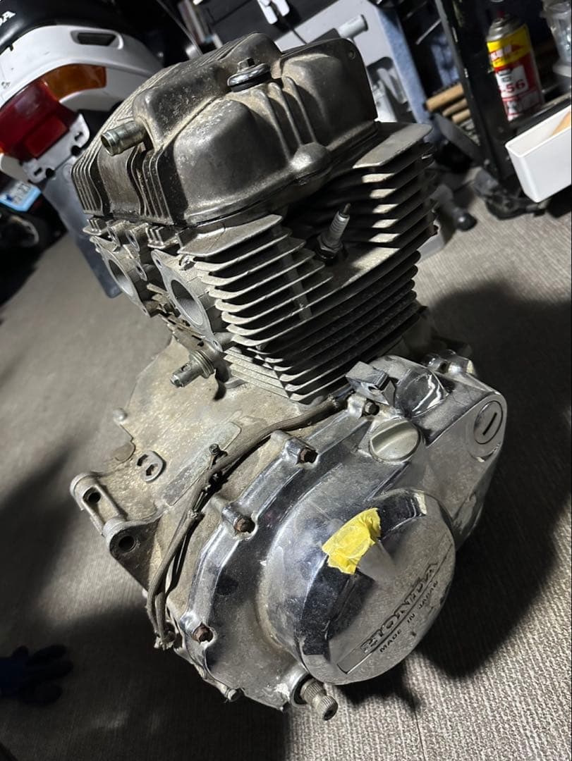CB400Tエンジン　400エンジン