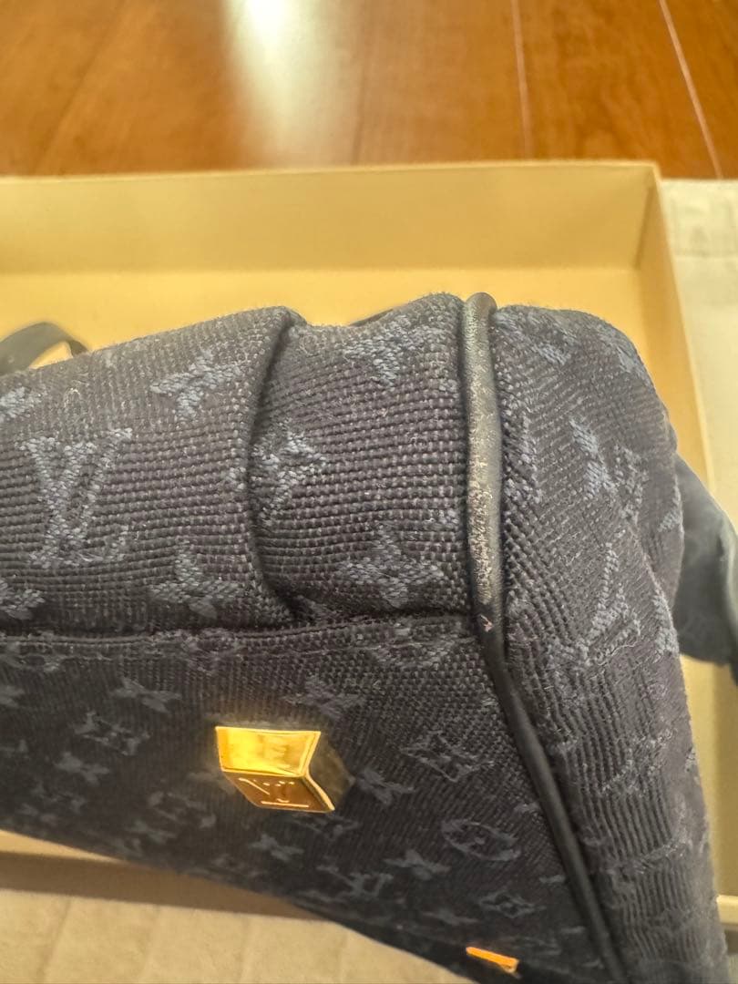 Louis Vuitton ネイビー ボストンバッグ　TSTブルー