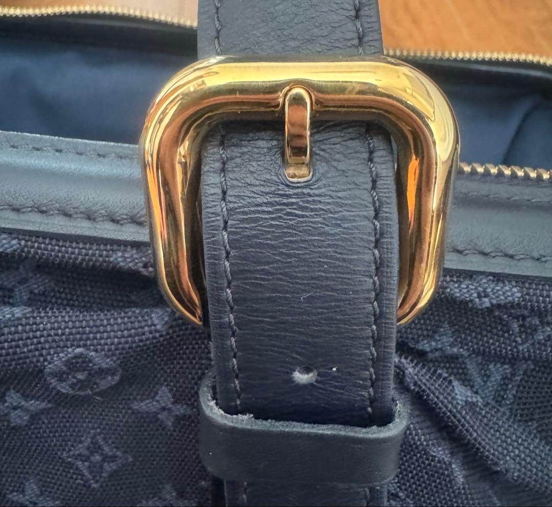 Louis Vuitton ネイビー ボストンバッグ　TSTブルー