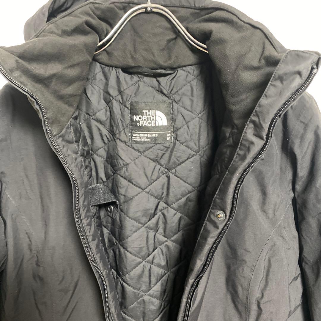 THE NORTH FACE ブラック 中綿ナイロンロングジャケット M