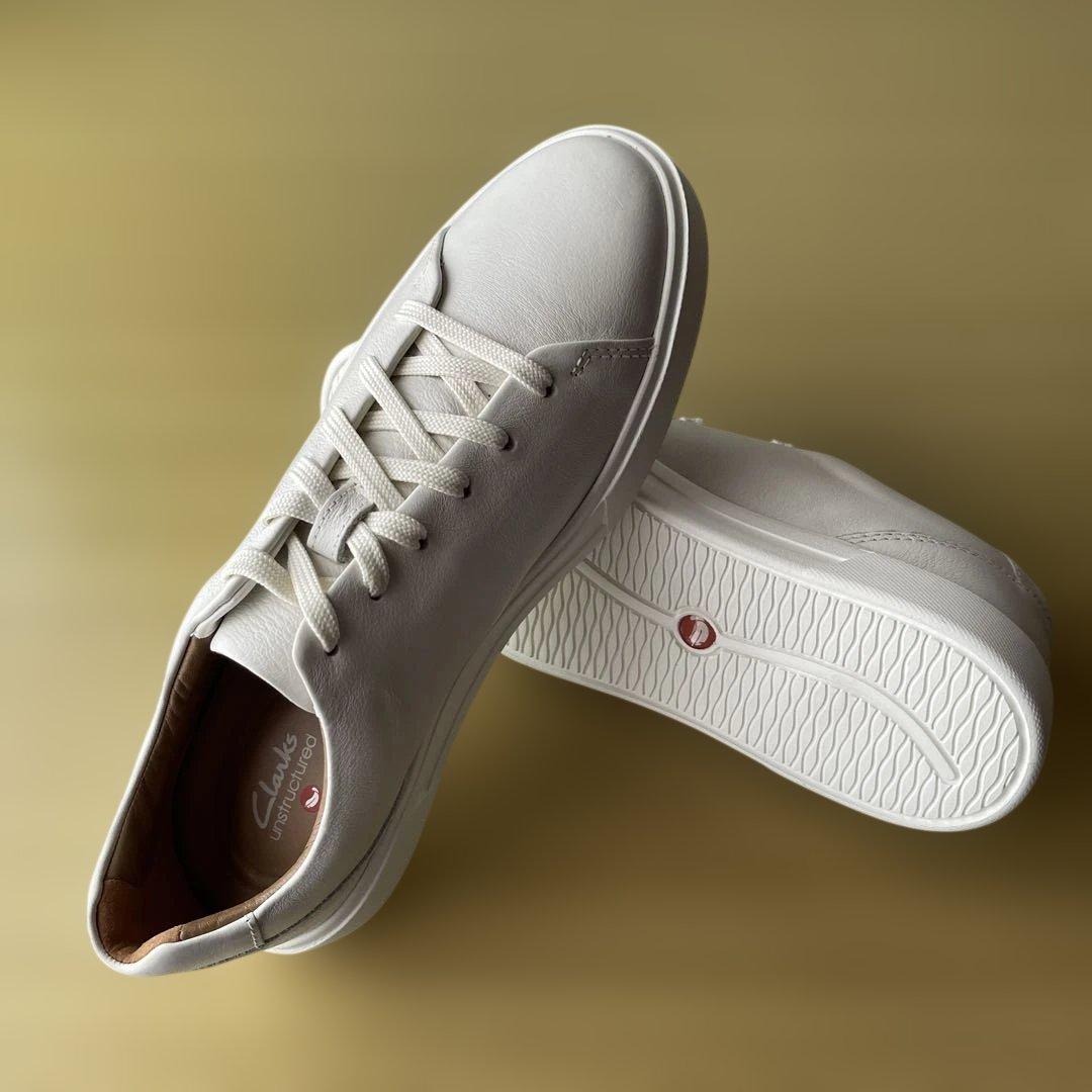 【Clarks】UnCostaLace アンコスタレース レザーシューズ24cm