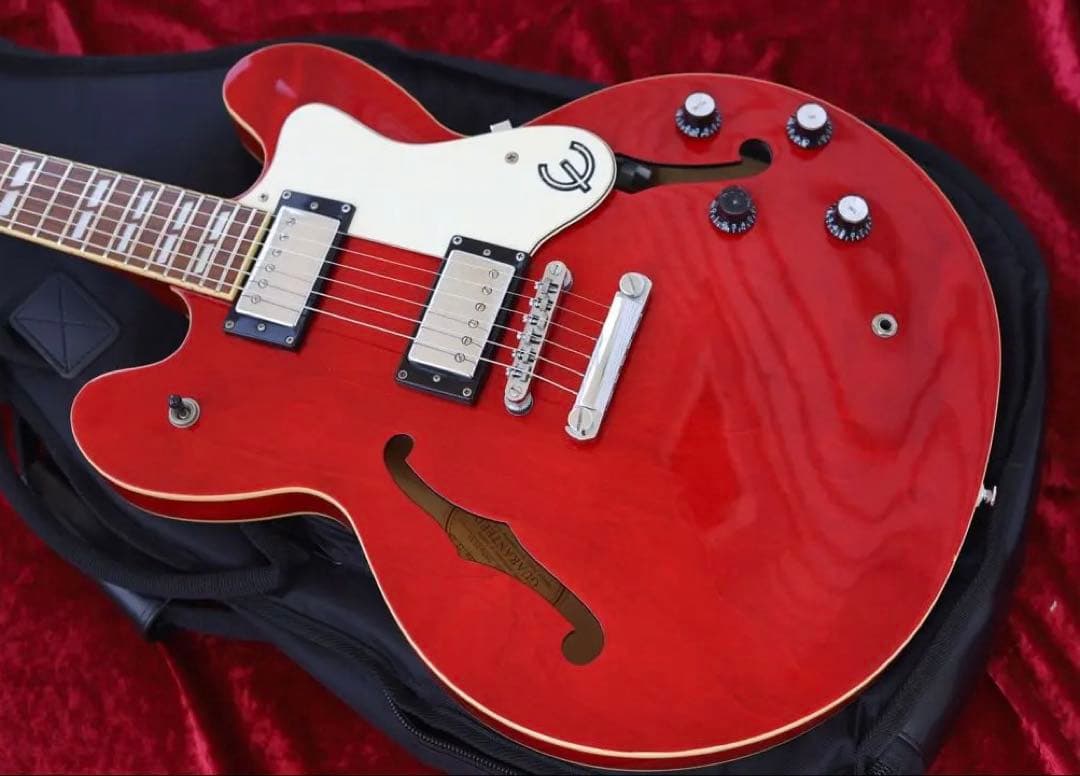 希少 メンテ済 ストップテールピース仕様 Epiphone Riviera II