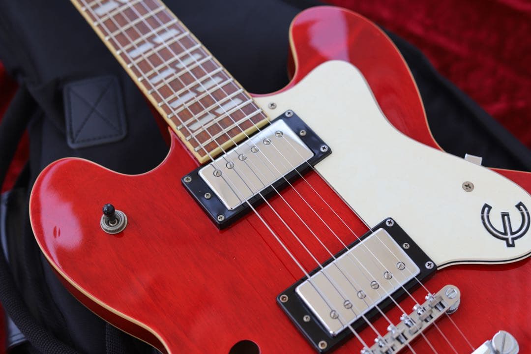 希少 メンテ済 ストップテールピース仕様 Epiphone Riviera II