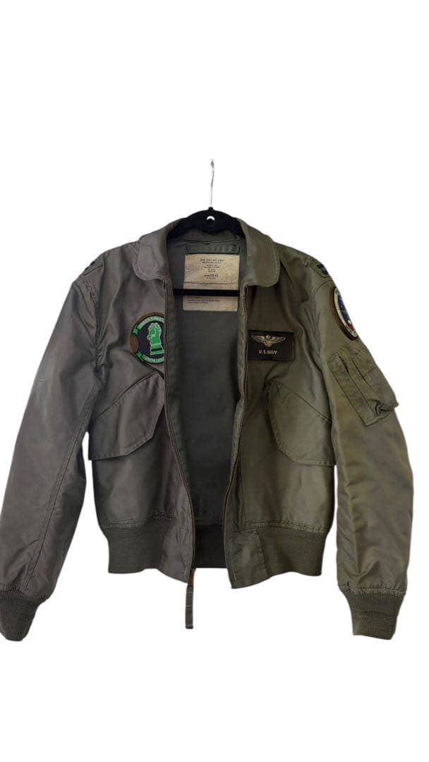 I02 ISRATEX社製 米軍実物CWU-36/Pフライトジャケット MA1