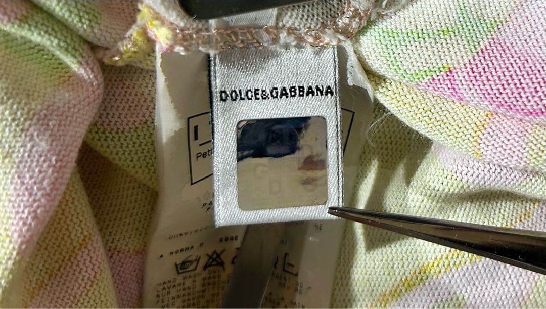 【値下げ】D&G フラワー柄 キャミソール