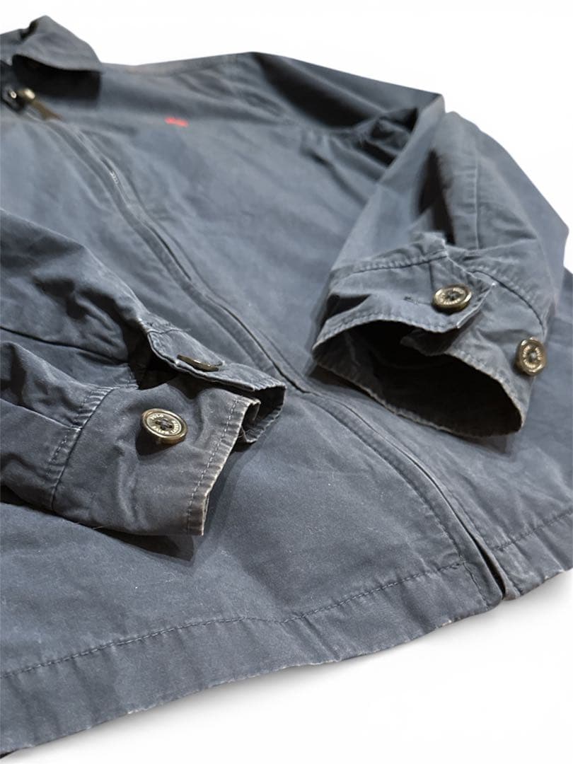 ミ*ー様 名作Polo Ralph Lauren ネイビー スイングトップ Mサ