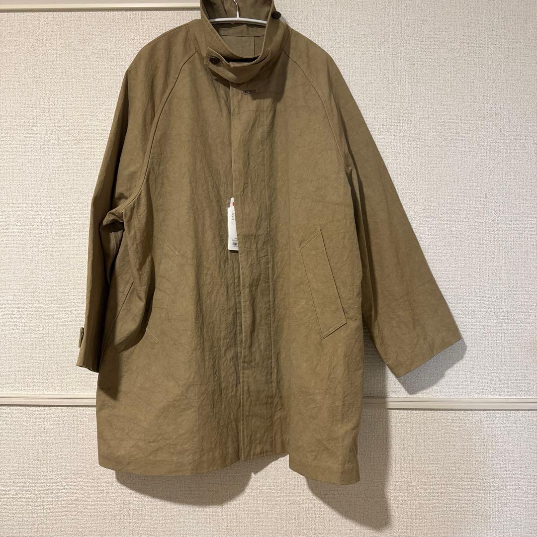 新品タグ付◆かぐれコツ トンバックタックショートコート ベージュ