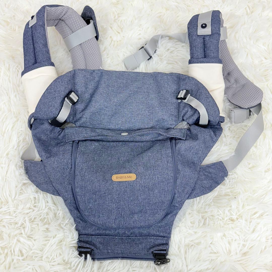 美品 BABY & Me BELK'S first 抱っこ紐 ネイビー ベビー