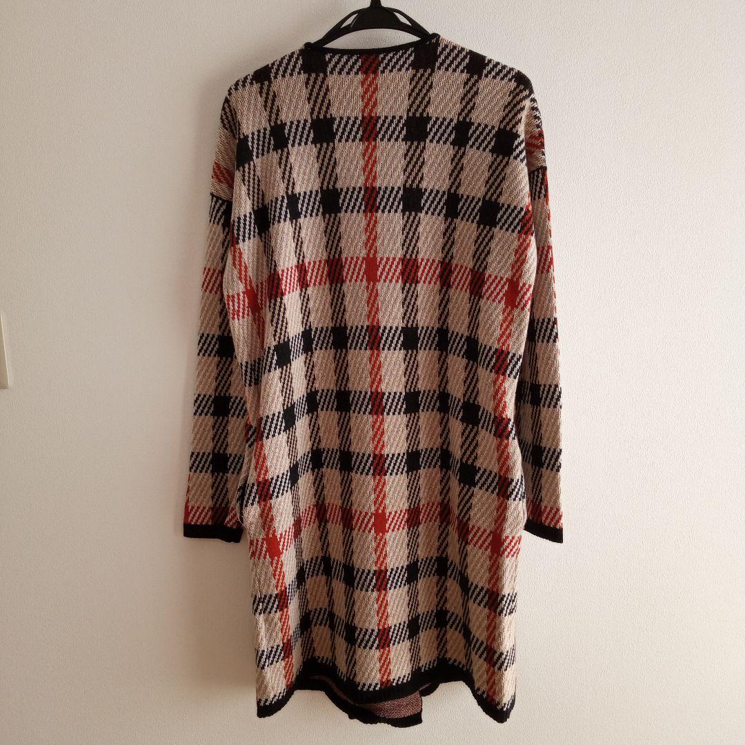 DAKS　ウール　ロング　コートカーディガン