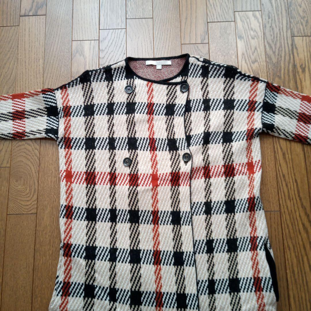 DAKS　ウール　ロング　コートカーディガン