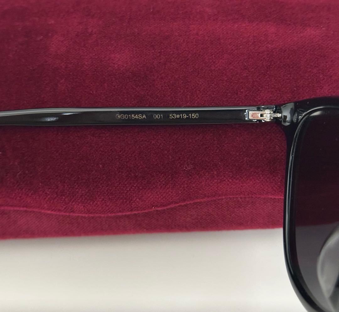 ど*ら様 朝倉未来着用 GUCCI GG0154SA 001