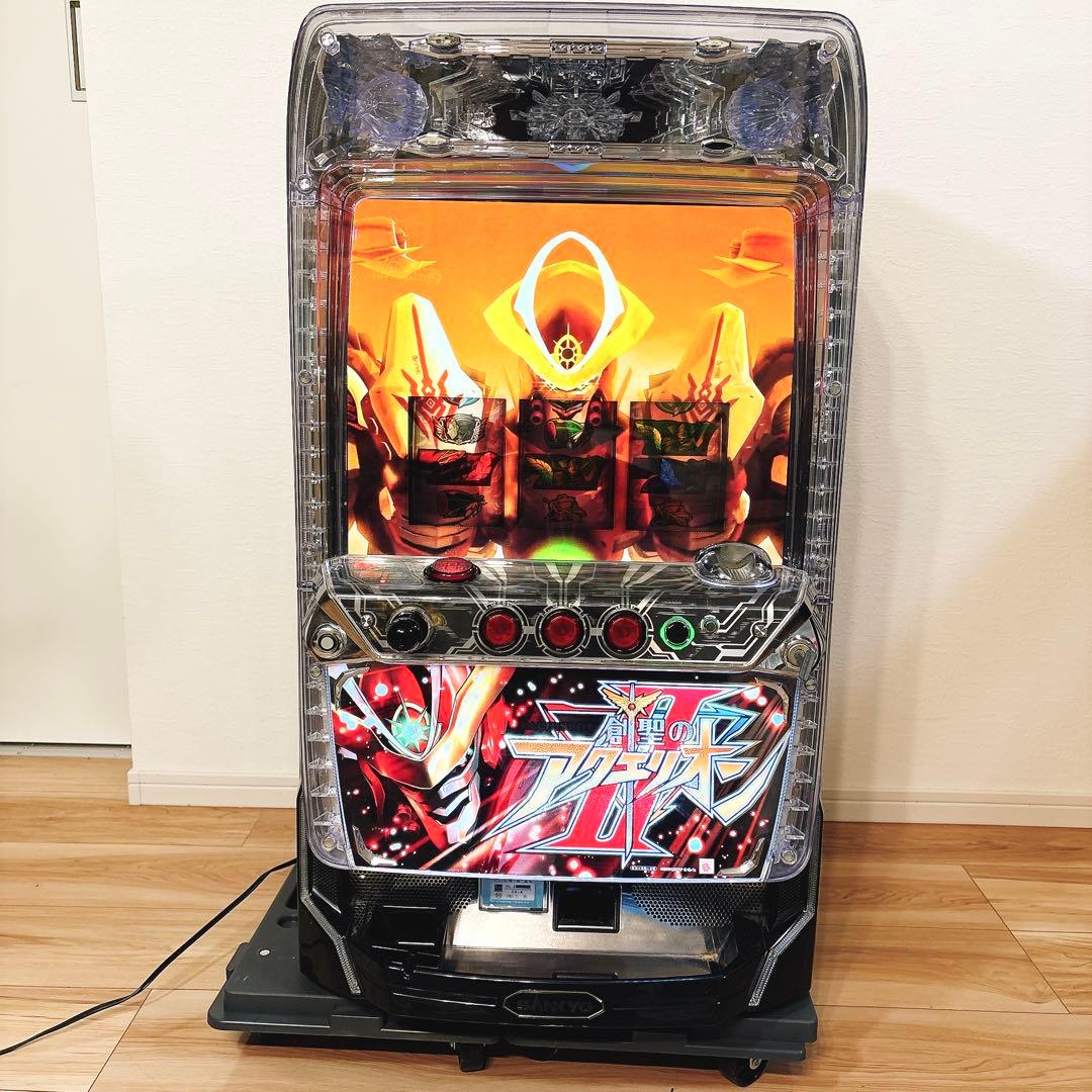 ✨送料無料✨ パチスロ 創聖のアクエリオンⅡ スロット 実機 不要機付き