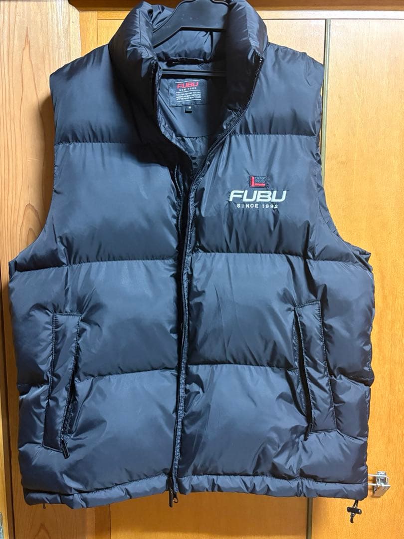 FUBU ブラック ダウンベスト