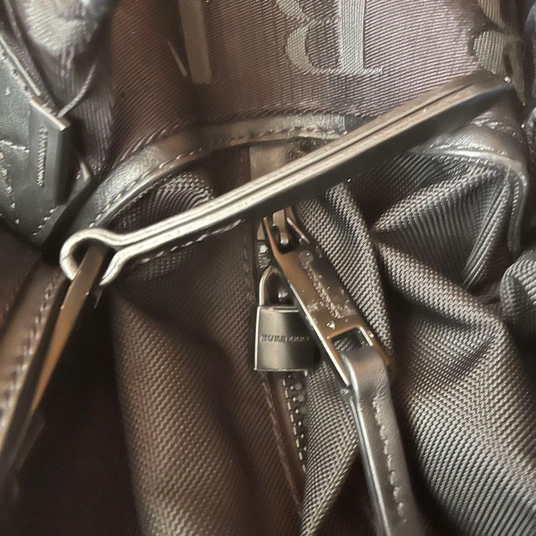 希少 BURBERRY 2way キャリーバッグ ボストンバッグ ブラック