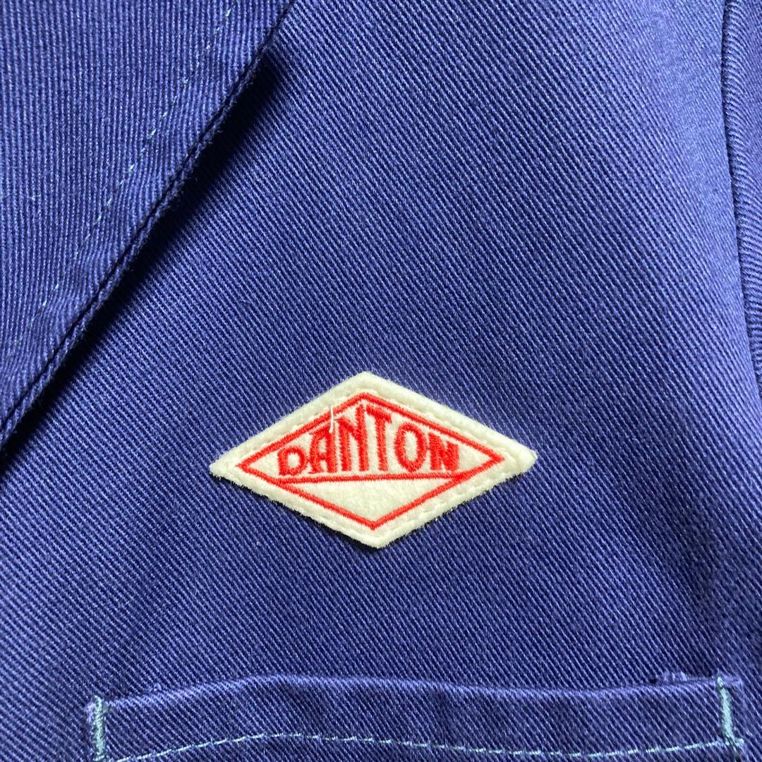 DANTON ダントン ネイビー カバーオール フランス製 42 ユーロワーク