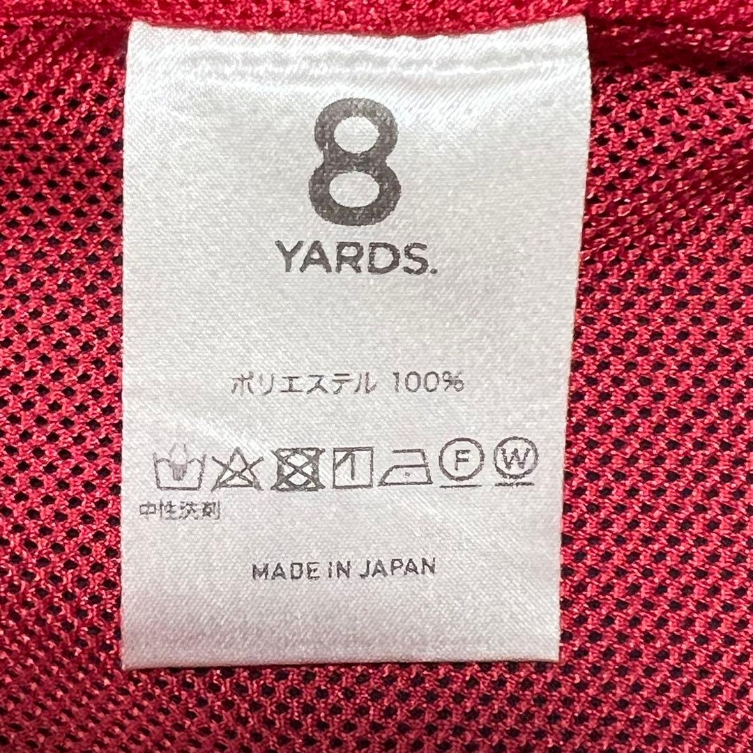ハチヤーズ　8YARDS ゴルフ　フルジップウインドベスト　L 極美品　春ゴルフ