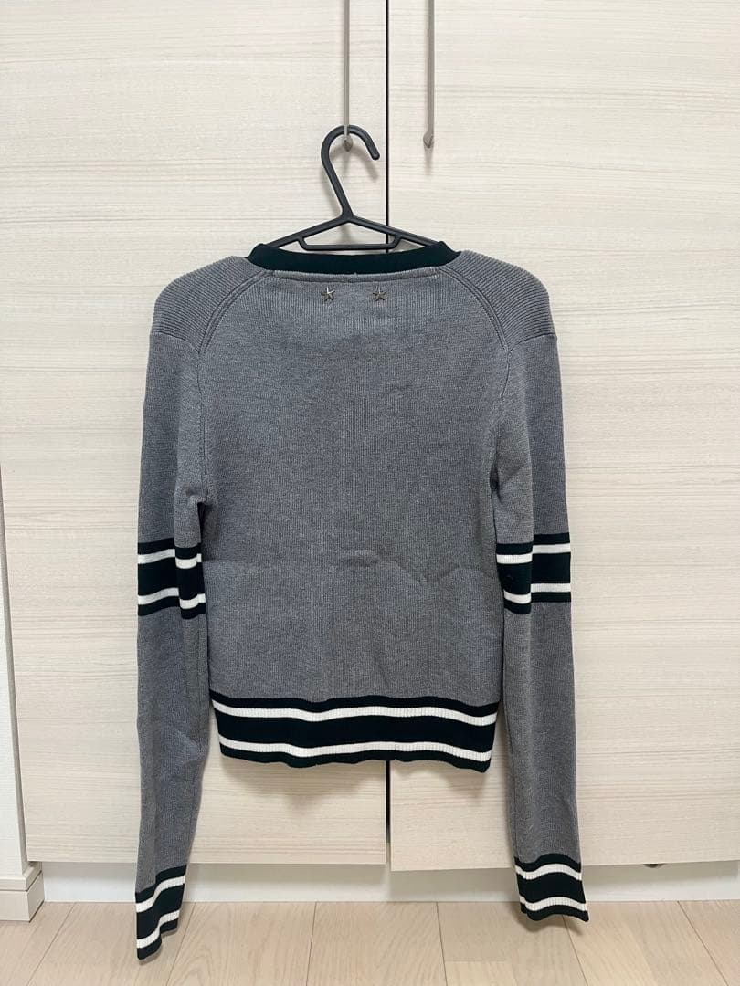 Bibiy B. CLUB TIE CARDIGAN カーディガン グレー