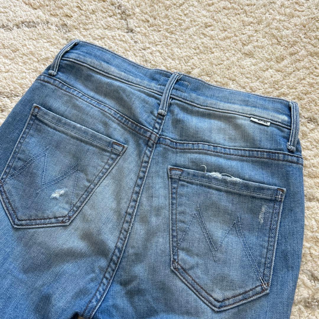 MOTHERフレアデニムパンツ 新品未使用品✨ダメージ加工
