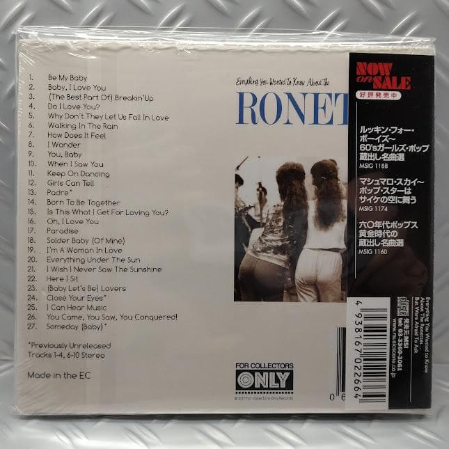 ★ザ・ロネッツ / ビッグ・ヒッツ、レアリティ＆アンリリースド★RONETTES